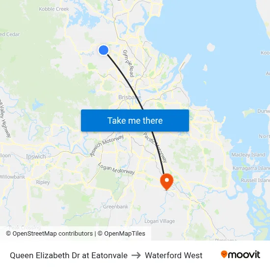 Queen Elizabeth Dr at Eatonvale to Waterford West map