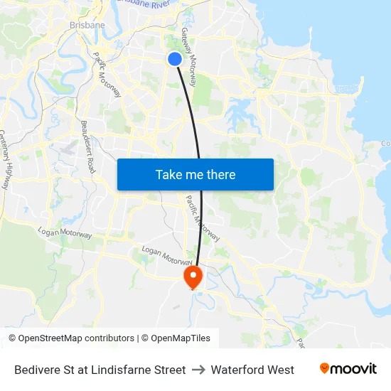Bedivere St at Lindisfarne Street to Waterford West map