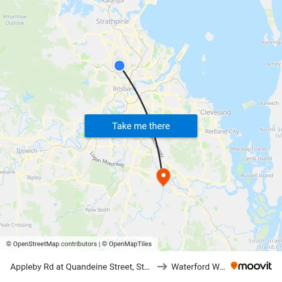 Appleby Rd at Quandeine Street, Stop 34 to Waterford West map