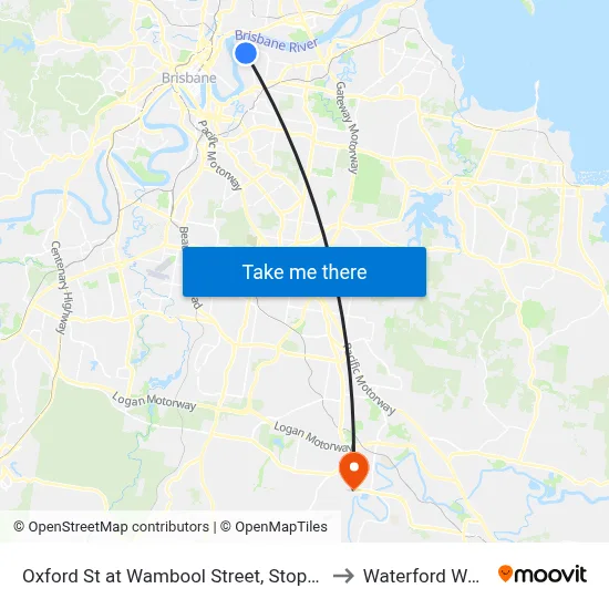 Oxford St at Wambool Street, Stop 31 to Waterford West map