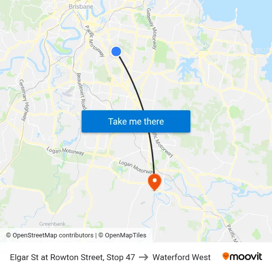 Elgar St at Rowton Street, Stop 47 to Waterford West map