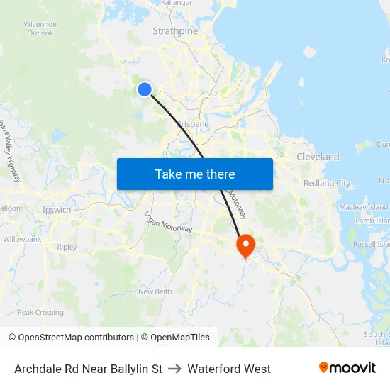 Archdale Rd Near Ballylin St to Waterford West map