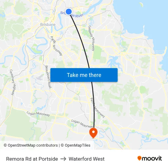 Remora Rd at Portside to Waterford West map