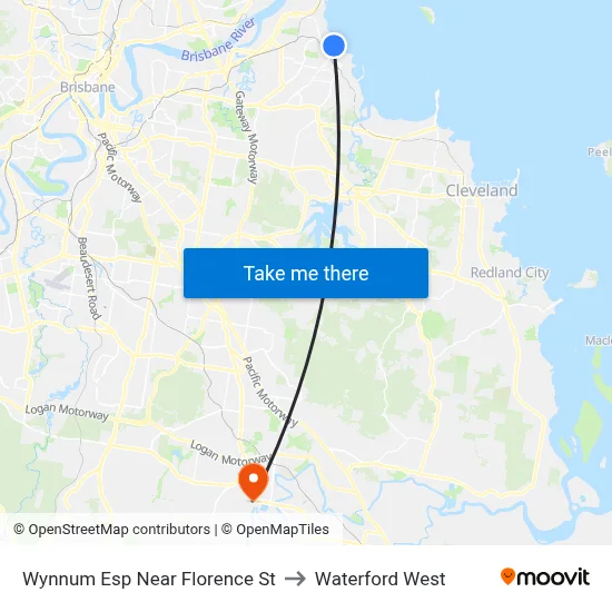Wynnum Esp Near Florence St to Waterford West map