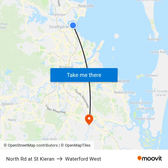 North Rd at St Kieran to Waterford West map