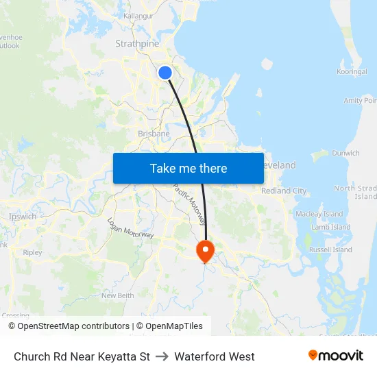 Church Rd Near Keyatta St to Waterford West map