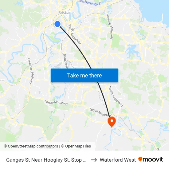 Ganges St Near Hoogley St, Stop 13 to Waterford West map