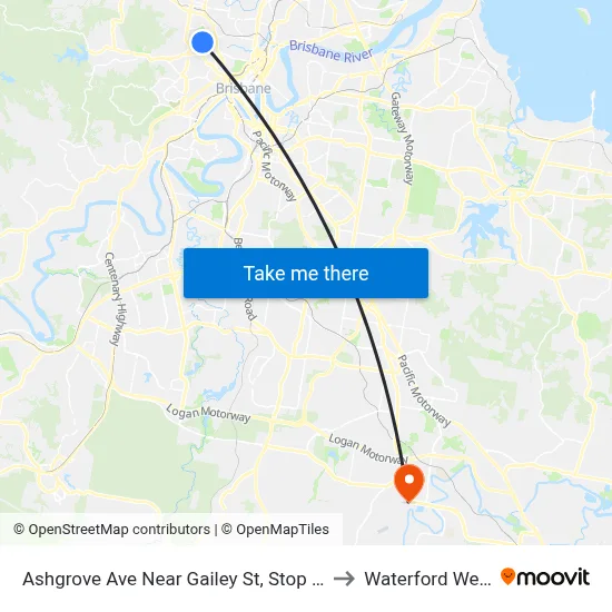 Ashgrove Ave Near Gailey St, Stop 24 to Waterford West map