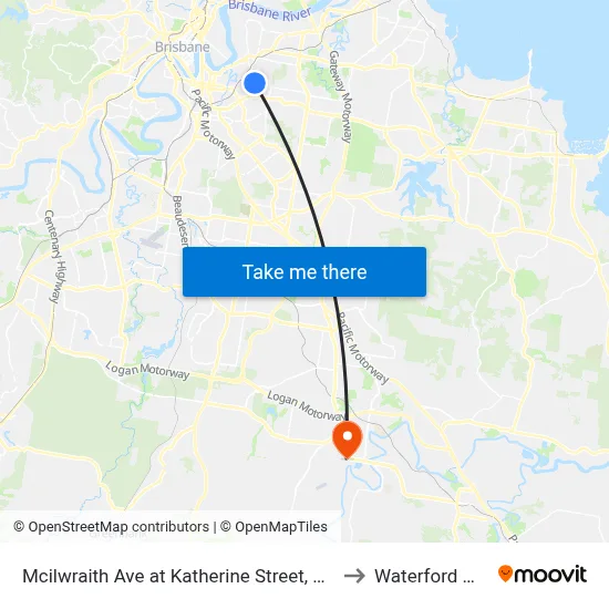Mcilwraith Ave at Katherine Street, Stop 28 to Waterford West map