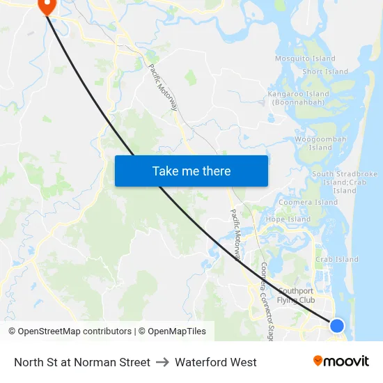 North St at Norman Street to Waterford West map