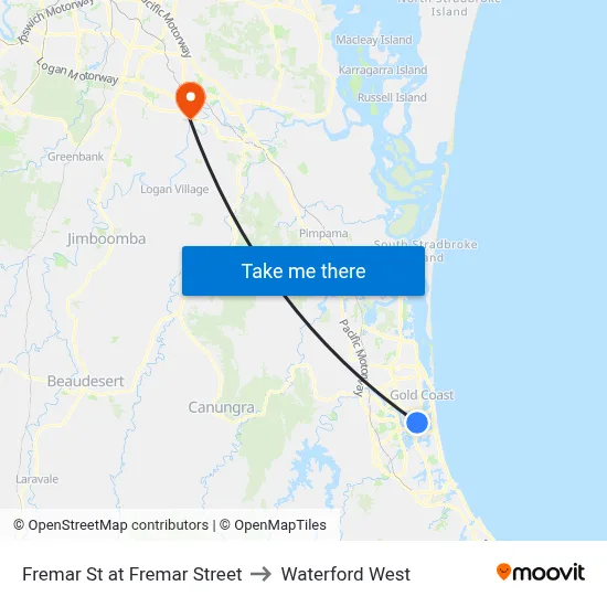Fremar St at Fremar Street to Waterford West map