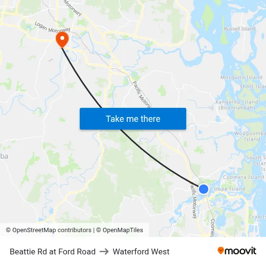 Beattie Rd at Ford Road to Waterford West map