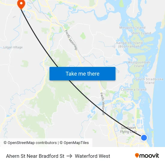 Ahern St Near Bradford St to Waterford West map