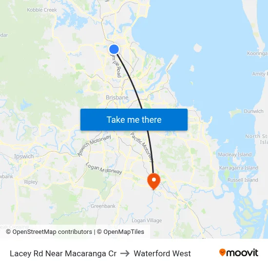Lacey Rd Near Macaranga Cr to Waterford West map