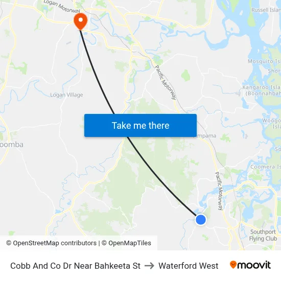 Cobb And Co Dr Near Bahkeeta St to Waterford West map