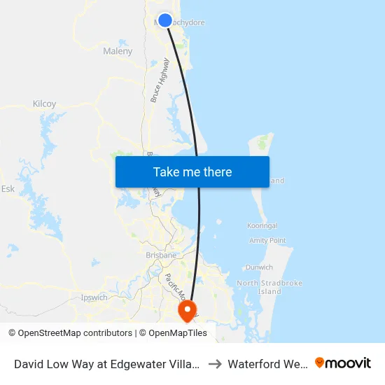 David Low Way at Edgewater Village to Waterford West map