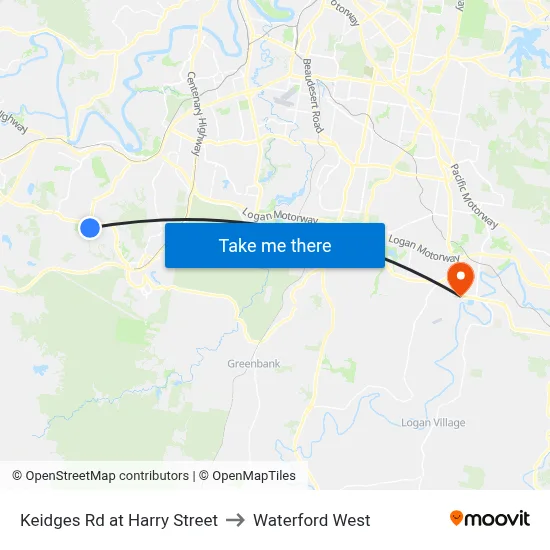 Keidges Rd at Harry Street to Waterford West map