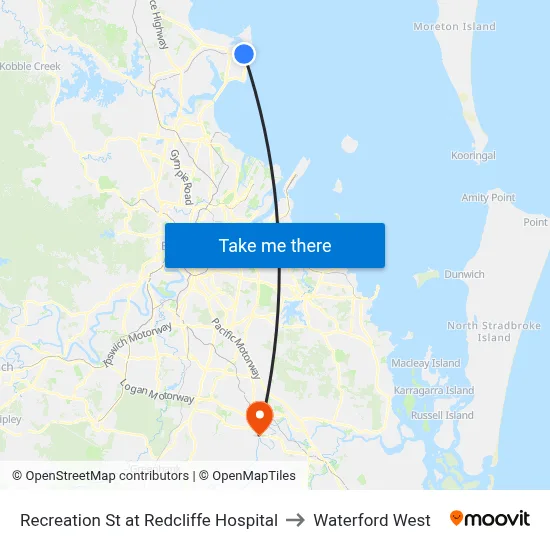 Recreation St at Redcliffe Hospital to Waterford West map