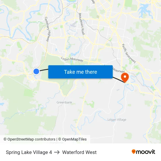 Spring Lake Village 4 to Waterford West map