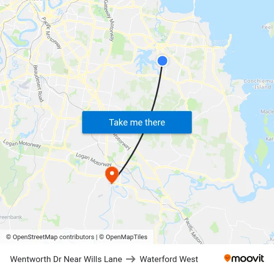 Wentworth Dr Near Wills Lane to Waterford West map