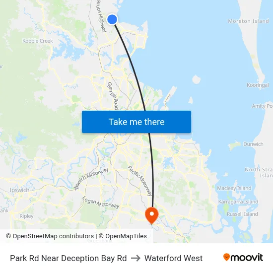 Park Rd Near Deception Bay Rd to Waterford West map