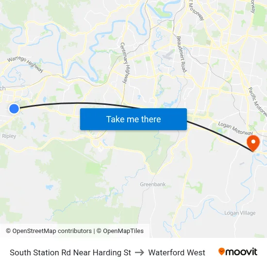 South Station Rd Near Harding St to Waterford West map