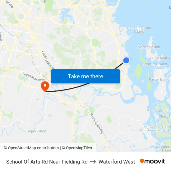 School Of Arts Rd Near Fielding Rd to Waterford West map