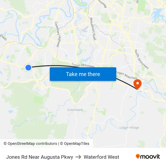 Jones Rd Near Augusta Pkwy to Waterford West map