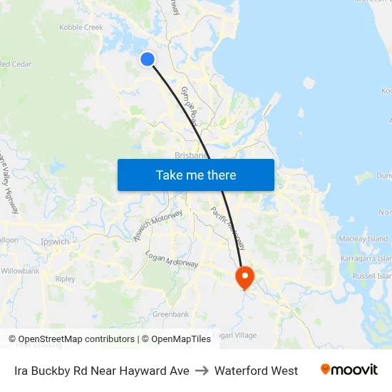 Ira Buckby Rd Near Hayward Ave to Waterford West map