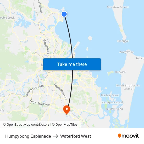 Humpybong Esplanade to Waterford West map