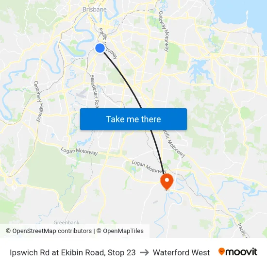 Ipswich Rd at Ekibin Road, Stop 23 to Waterford West map