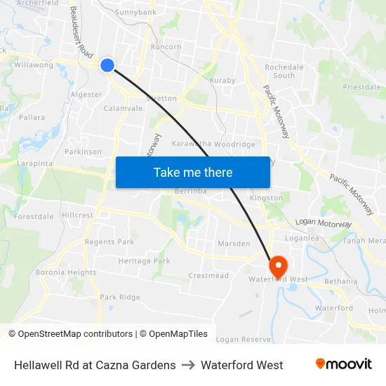 Hellawell Rd at Cazna Gardens to Waterford West map