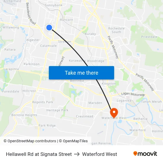 Hellawell Rd at Signata Street to Waterford West map