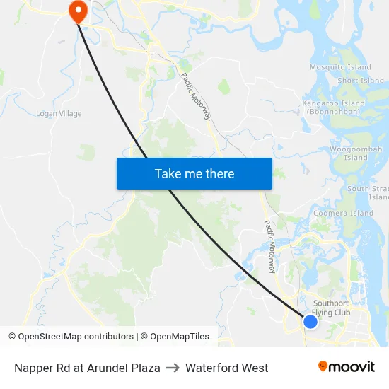 Napper Rd at Arundel Plaza to Waterford West map