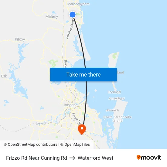 Frizzo Rd Near Cunning Rd to Waterford West map