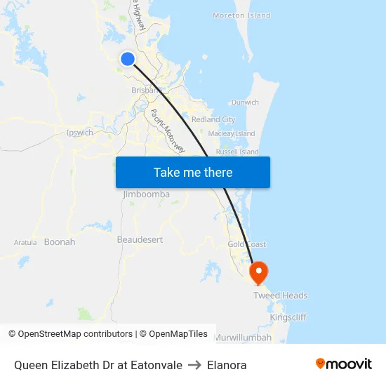 Queen Elizabeth Dr at Eatonvale to Elanora map