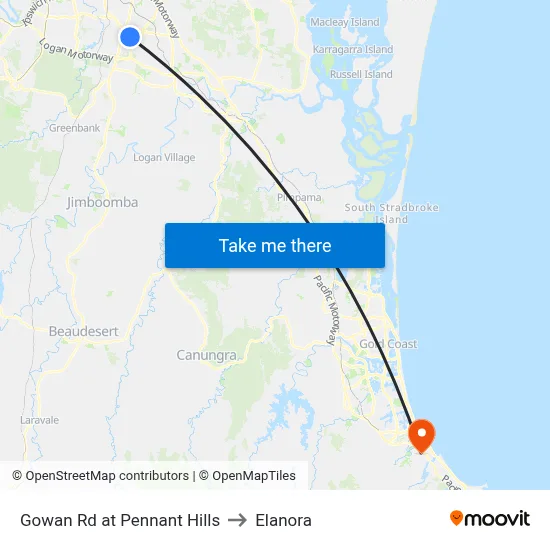 Gowan Rd at Pennant Hills to Elanora map