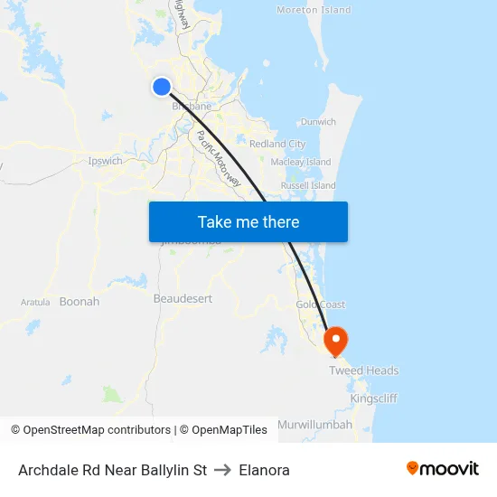 Archdale Rd Near Ballylin St to Elanora map