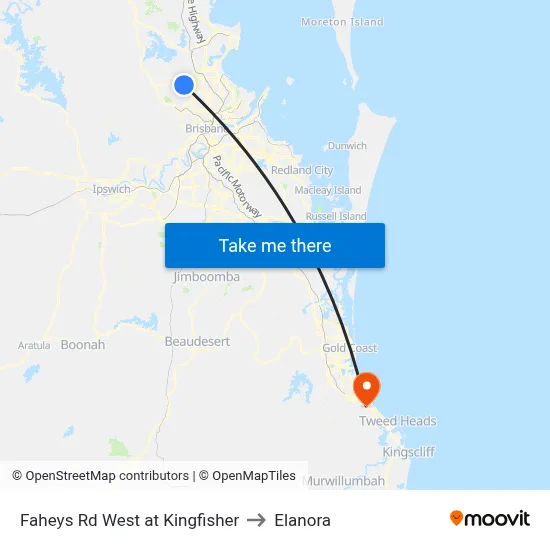 Faheys Rd West at Kingfisher to Elanora map