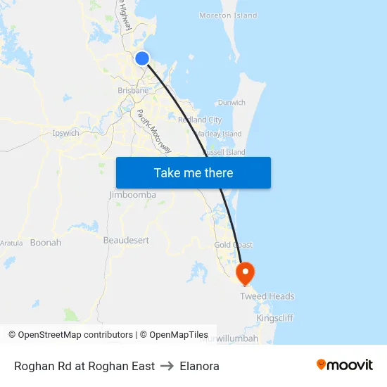 Roghan Rd at Roghan East to Elanora map