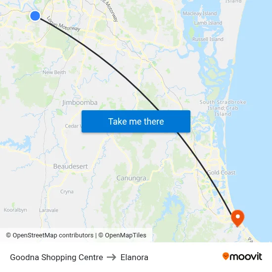 Goodna Shopping Centre to Elanora map