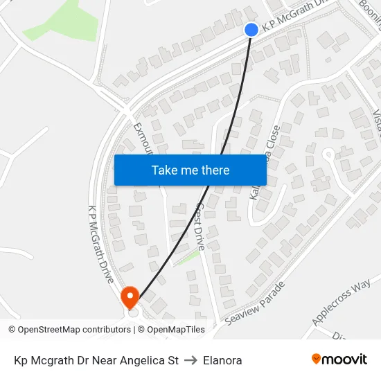 Kp Mcgrath Dr Near Angelica St to Elanora map