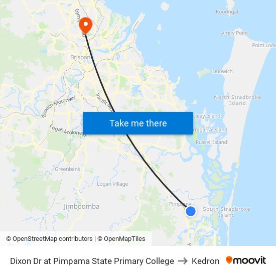 Dixon Dr at Pimpama State Primary College to Kedron map