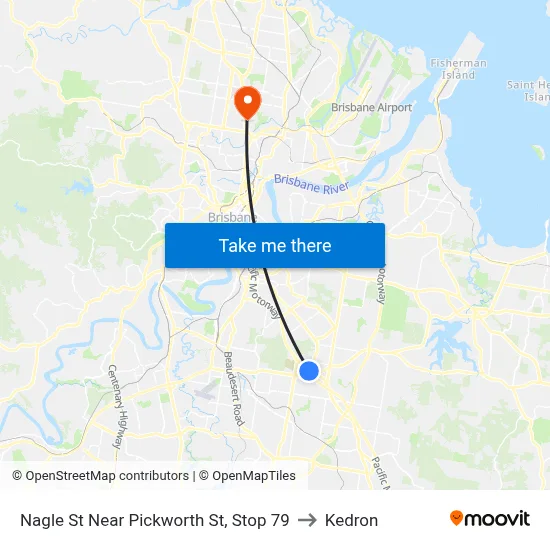 Nagle St Near Pickworth St, Stop 79 to Kedron map