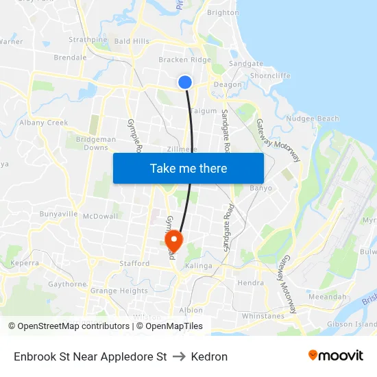 Enbrook St Near Appledore St to Kedron map