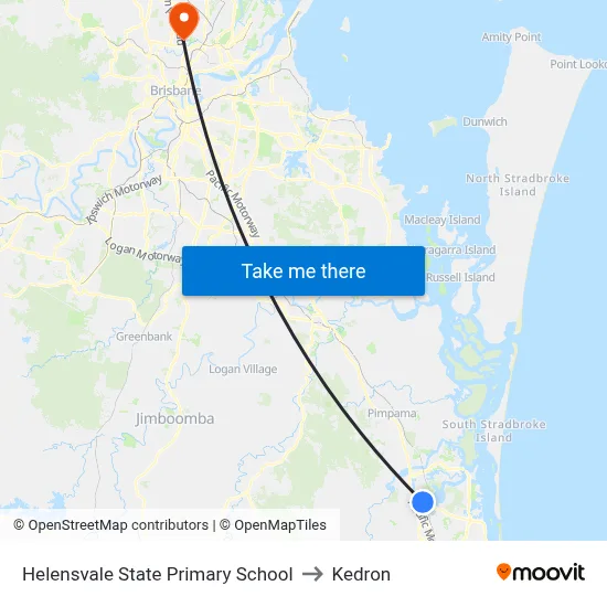 Helensvale State Primary School to Kedron map