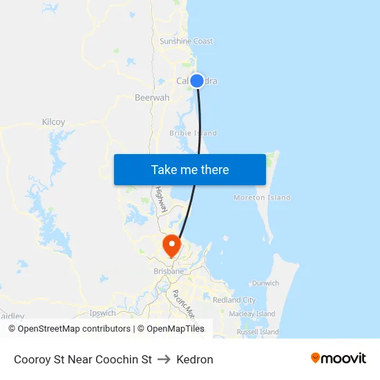 Cooroy St Near Coochin St to Kedron map