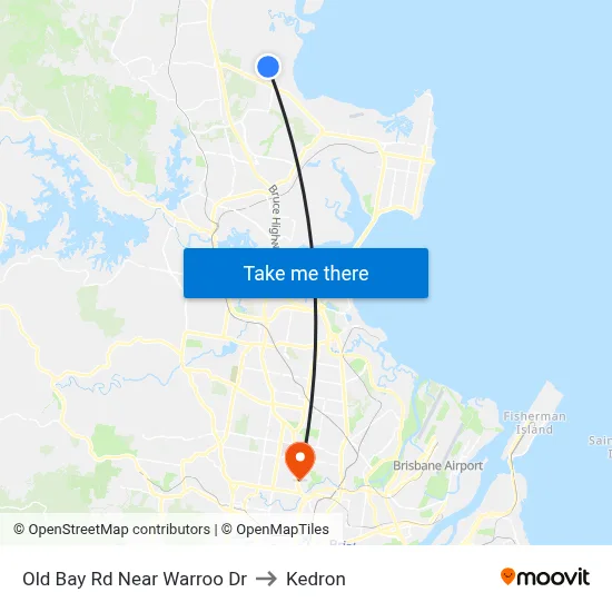 Old Bay Rd Near Warroo Dr to Kedron map