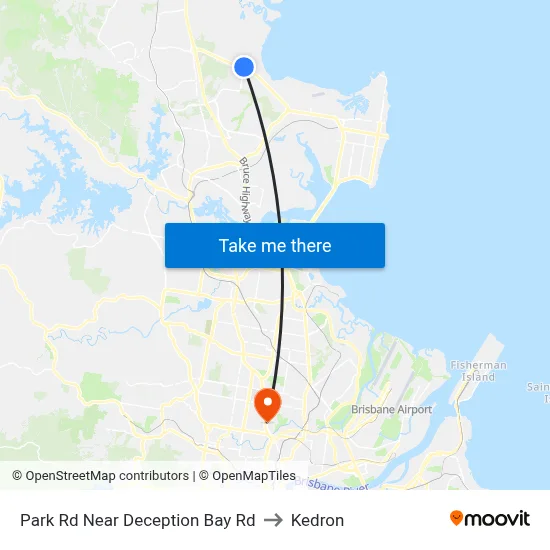 Park Rd Near Deception Bay Rd to Kedron map