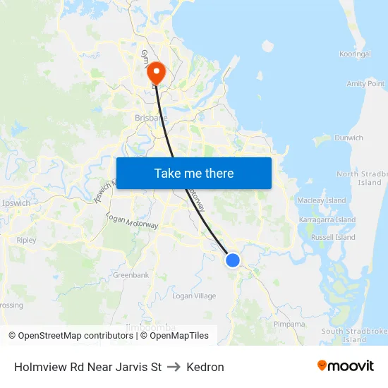 Holmview Rd Near Jarvis St to Kedron map